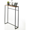 Narrow Entryway Console Table, Black - Storage - 1 - thumbnail