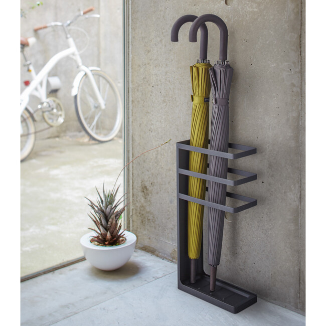 Open-Frame Umbrella Stand, Black - Storage - 2