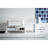 Rolling Desktop Printer Stand, White - Storage - 5