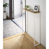 Narrow Entryway Console Table, White - Storage - 2
