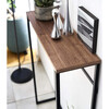 Narrow Entryway Console Table, Black - Storage - 5 - thumbnail