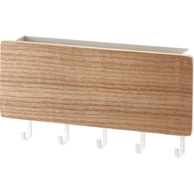Magnetic Key Rack With Tray, Ash