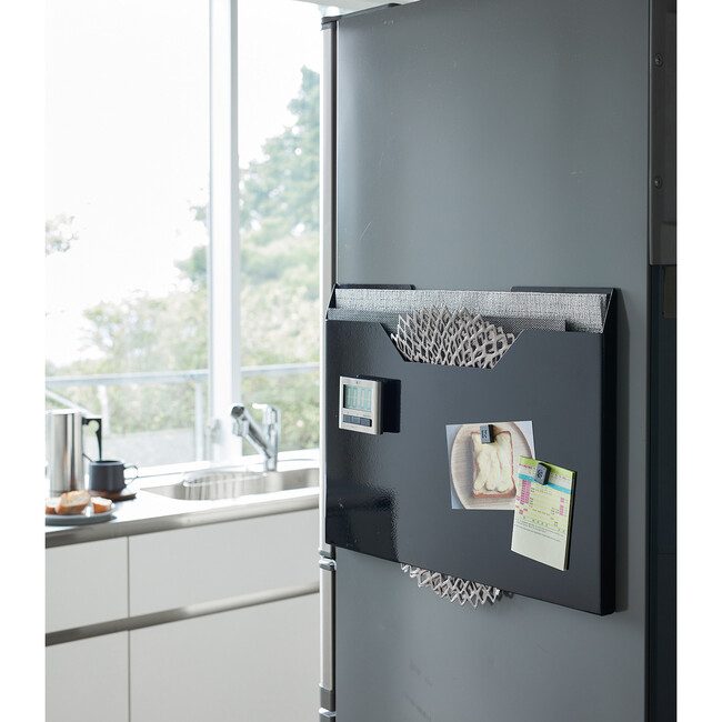 Magnet Placemat Storage Holder/Organizer, Black - Storage - 2