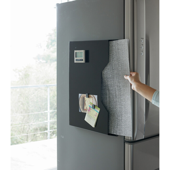 Magnet Placemat Storage Holder/Organizer, Black - Storage - 4