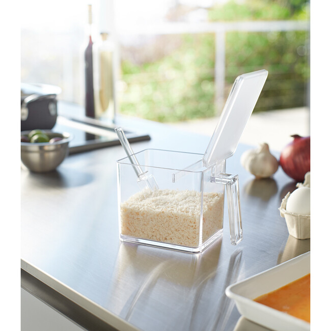 Large Sugar & Salt Container, White - Storage - 2