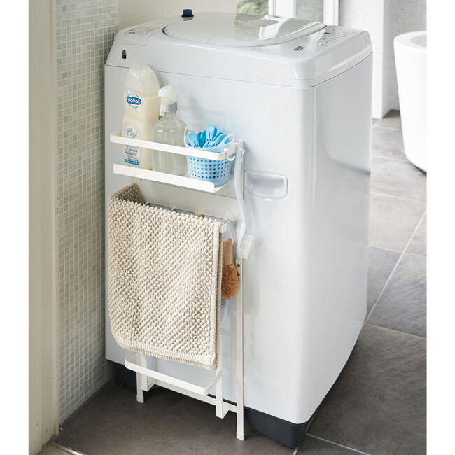 Large Magnet Laundry Storage Pockets, White - Storage - 3