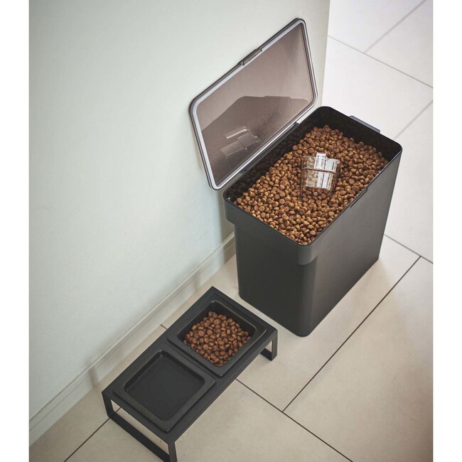 Large 6.5kg Airtight Pet Food Storage Container, Black - Storage - 2