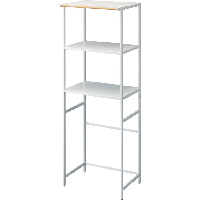Kitchen Appliance Tall Steel Storage Rack, White - Storage - 1
