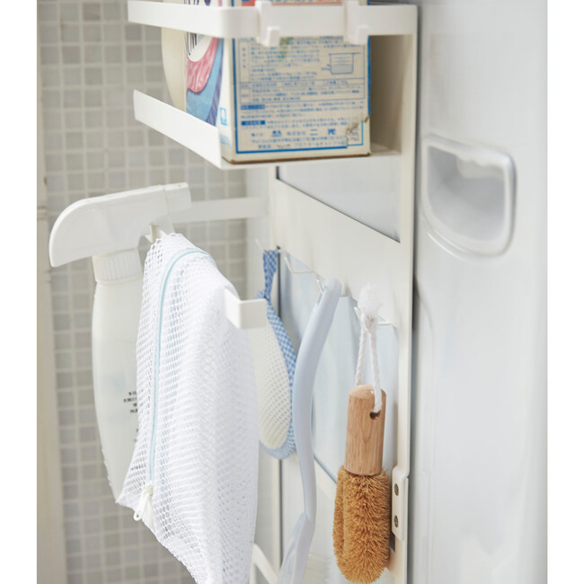 Large Magnet Laundry Storage Pockets, White - Storage - 5