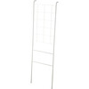 Grid-Panel Leaning Ladder, White - Storage - 1 - thumbnail