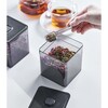 Airtight Food Container with Spoon, Black - Storage - 1 - thumbnail
