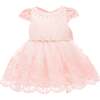 Lira Floral Teacup Dress, Pink - Dresses - 1 - thumbnail