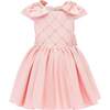 Alondra Quilted Teacup Dress, Pink - Dresses - 1 - thumbnail