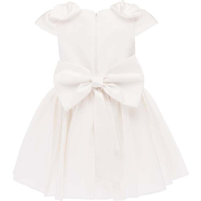 Alondra Quilted Teacup Dress, White - Dresses - 2