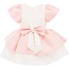 Elisa Poplin Ruffle Dress, Pink - Dresses - 2 - thumbnail