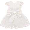 Lira Floral Teacup Dress, White - Dresses - 2