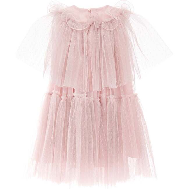 Orela Overlay Tulle Dress, Pink - Dresses - 2