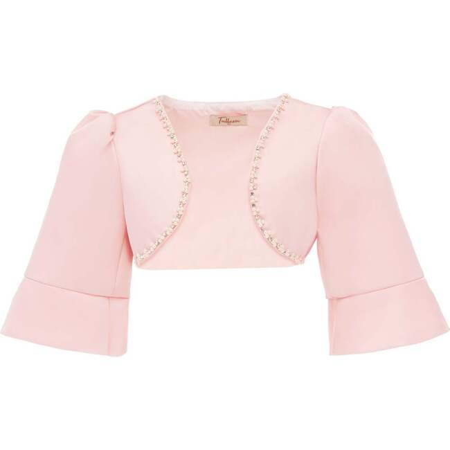 Palomino Scallop Hem Dress & Cardigan, White - Dresses - 3