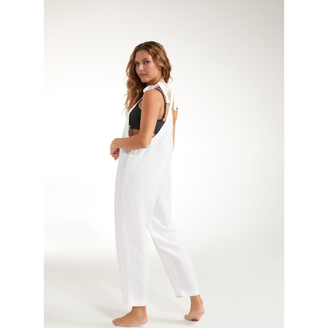 Women's Mimi Coveralls, White - Cover-Ups - 3