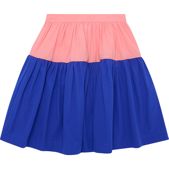 Mouskouri Colorblock Skirt, Taramasalata & Aegean Blue