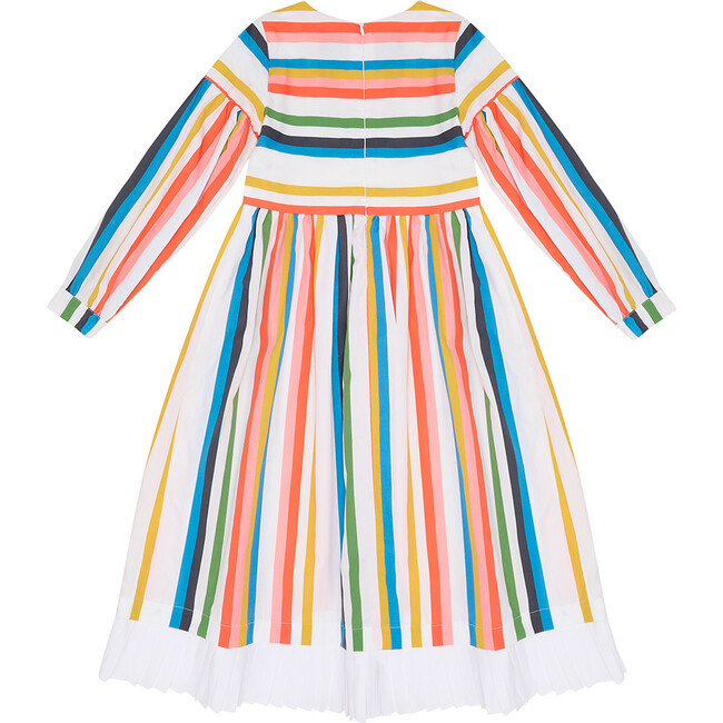 On Tenterhooks Longsleeve Midi Dress, Multi-Stripe - Dresses - 3
