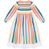 On Tenterhooks Longsleeve Midi Dress, Multi-Stripe - Dresses - 3