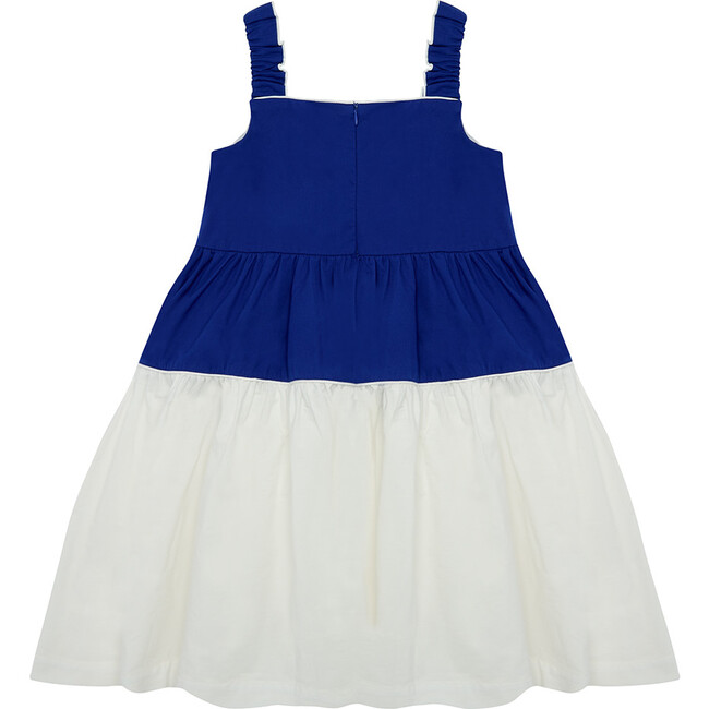 Strap Line Sundress, Aegean Blue & Sea Salt - Dresses - 3