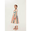 On Tenterhooks Longsleeve Midi Dress, Multi-Stripe - Dresses - 4 - thumbnail