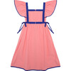 Rub Shoulders Contrast Dress, Taramasalata - Dresses - 3 - thumbnail
