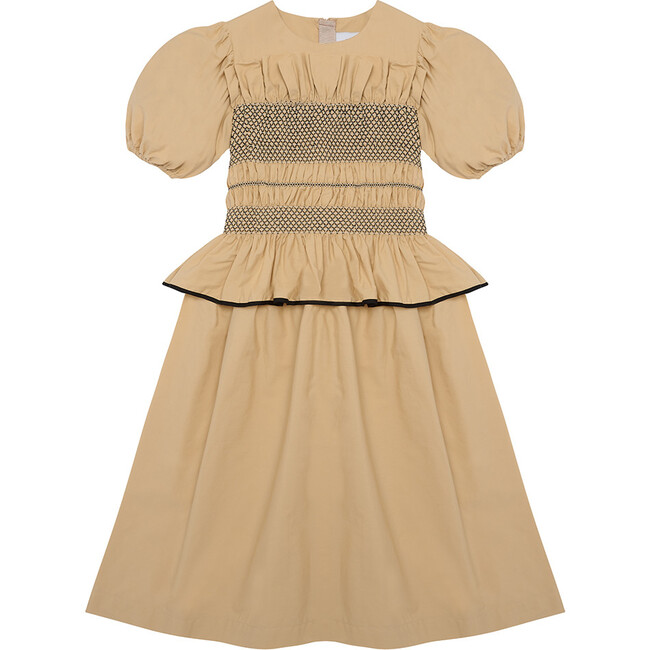 In Good Shape Smocked Dress, Baklava - Dresses - 1