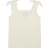 Palomar Stretch Cotton Rib Vest, Sea Salt - Tank Tops - 3