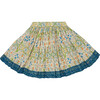 Full Swing Gathered Skirt, Arts & Crafts Floral - Skirts - 1 - thumbnail