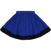 Full Swing Gathered Skirt, Broderie Anglaise Aegean Blue - Skirts - 3