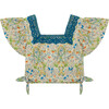 Cut Corners Lace Detail Blouse, Arts & Crafts Floral - Blouses - 1 - thumbnail