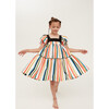 Know Full Well Puff Sleeve Dress, Multi-Stripe - Dresses - 5 - thumbnail