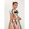 Know Full Well Puff Sleeve Dress, Multi-Stripe - Dresses - 6