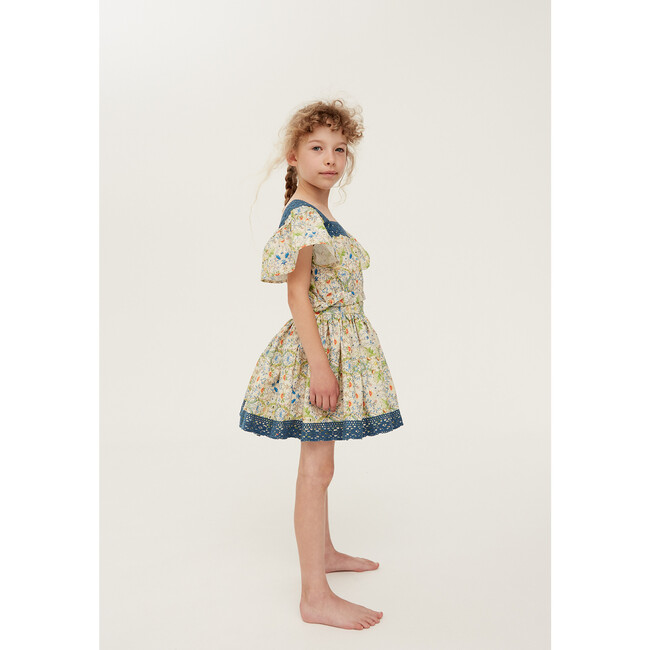 Full Swing Gathered Skirt, Arts & Crafts Floral - Skirts - 4