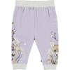 Susanne Fox Graphic Sweatpants, Purple - Sweatpants - 1 - thumbnail