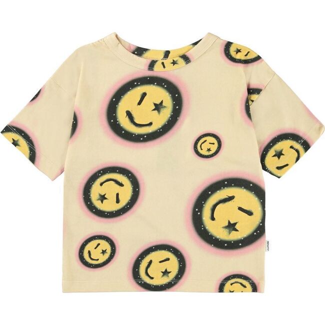 Rabecke Space Happy T-Shirt, Yellow
