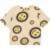 Rabecke Space Happy T-Shirt, Yellow - T-Shirts - 1 - thumbnail