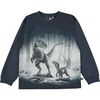 Rube Dino Graphic T-Shirt, Navy - T-Shirts - 1 - thumbnail