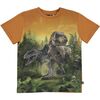 Roxo Dino Forest Graphic T-Shirt, Orange - T-Shirts - 1 - thumbnail