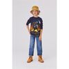 Reif Dino Graphic T-Shirt, Navy - T-Shirts - 2