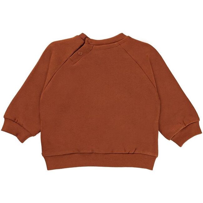 Globe Spin Graphic Sweatshirt, Brown - Sweatshirts - 2