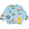 Disc Planets Sweatshirt, Blue - Sweatshirts - 1 - thumbnail