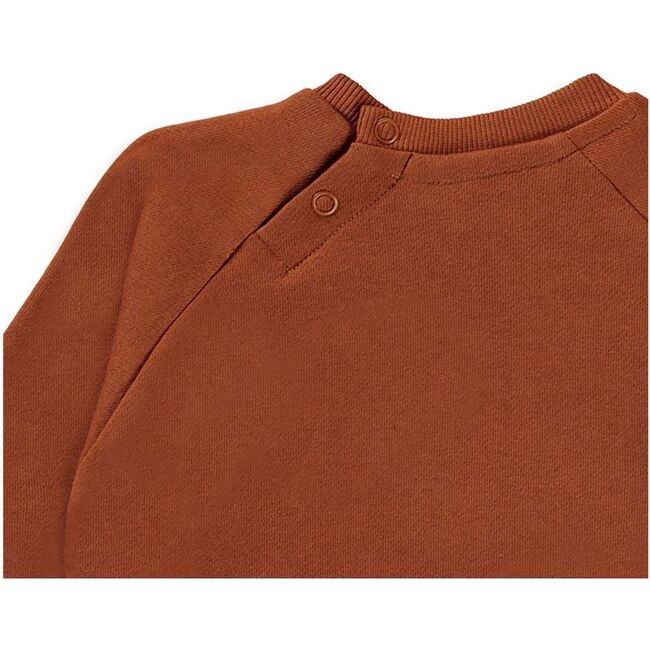 Globe Spin Graphic Sweatshirt, Brown - Sweatshirts - 3