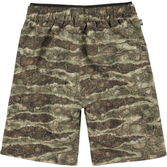 Neal Dino Swim Trunks, Green - Swim Trunks - 5