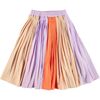 Becky Striped Skirt, Purple - Skirts - 1 - thumbnail