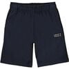 Amsey Cotton Shorts, Navy - Shorts - 1 - thumbnail