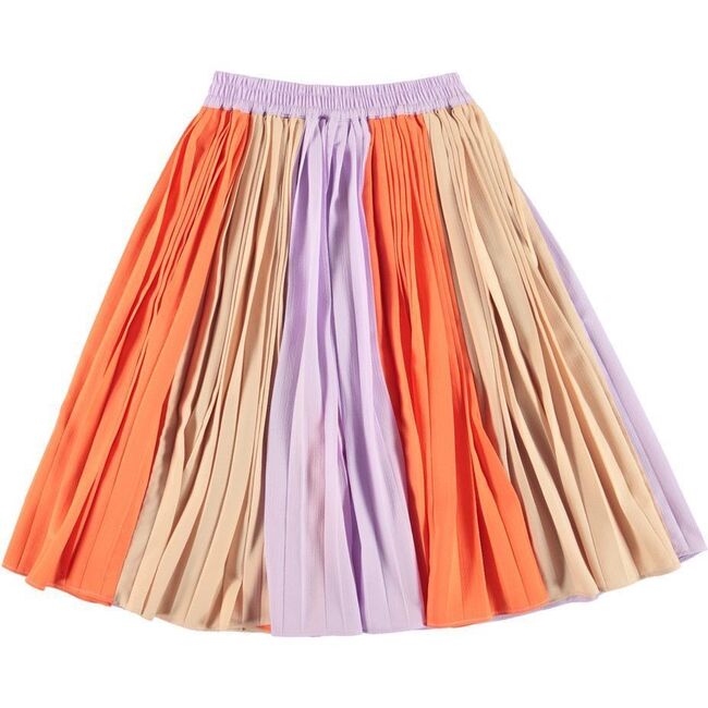 Becky Striped Skirt, Purple - Skirts - 3